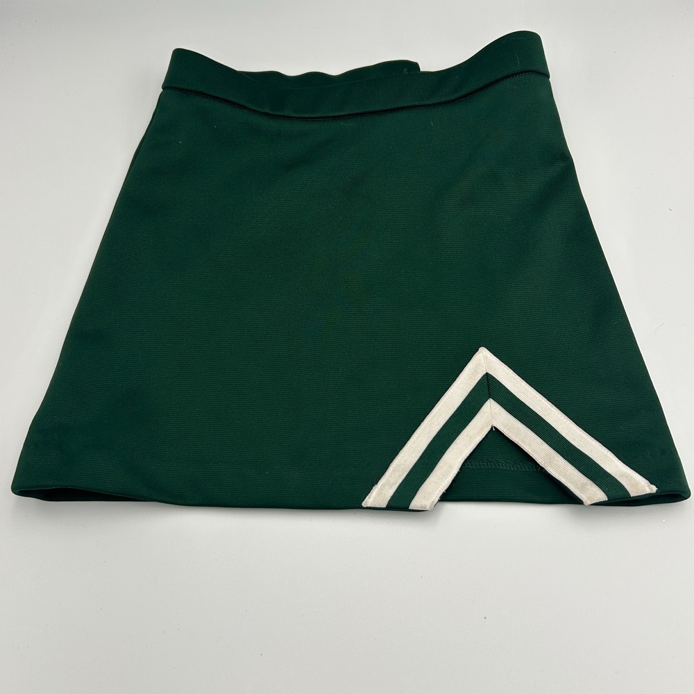 Cheer Cheerleading Uniform Skirt Green & White By Champion Youth Small
